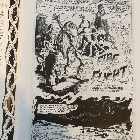ELFQUEST #1 - Magazine Format with stunning artwork   from warp graphics - Picture 5 of 8
